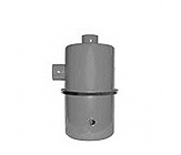 Integrated liquid separator / vacuum filter